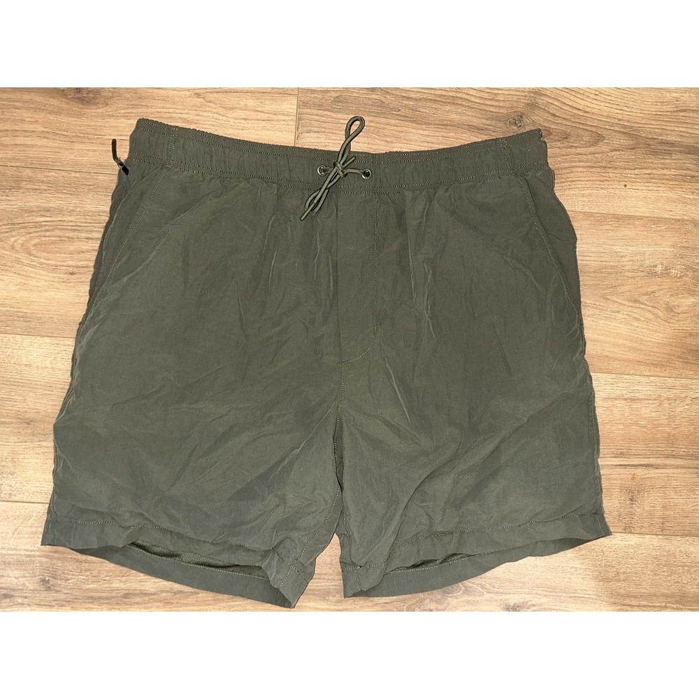 Mens AE 24/7 Trekker 5.5" Shorts Lot Of 2- Orange‎ And Dark Green Large - Picture 2 of 8